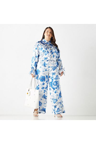FAV Printed Long Sleeve Shiirt Set