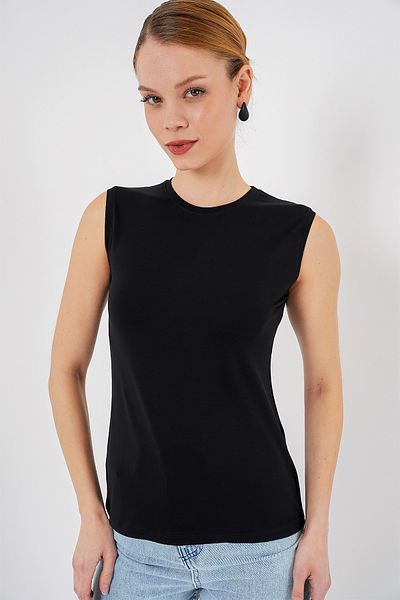 Bigdart Women's Sleeveless Bodysuit 4347 - Black