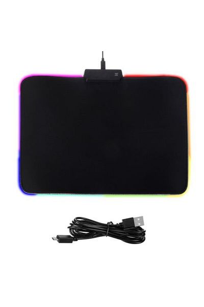 zola Gaming mouse pad, non-slip, 7 lighting modes, 35x25.5cm