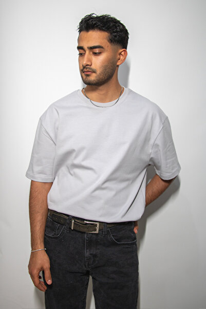 Supreem Ανδρικό μπλουζάκι oversized Fit Loose Wide Fit χαλαρή εφαρμογή 92% βα...