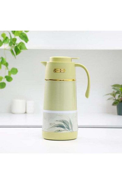 ROYALFORD 1800 ml Eden Vacuum Flask with Pink Glass Inner and PP Outer Body