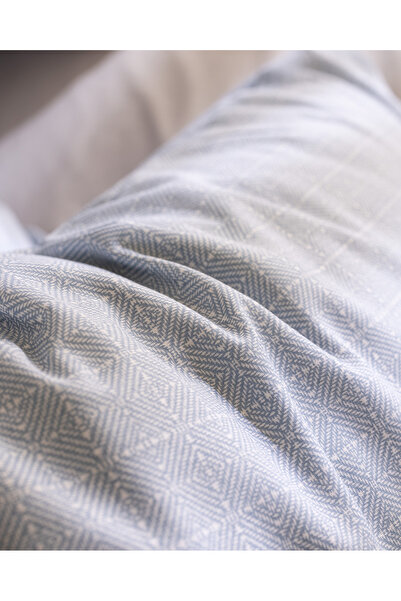 Madame Coco Față de pernă Odette 100% bumbac Ranforce din 2 piese - Albastru