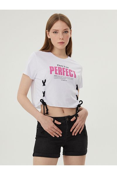 Loft Crop Γυναικείο Tshirt μανίκι