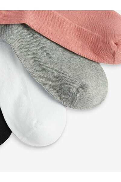 Sky Socks 5'li Düz Renkli Patik Ekonomik Paket Unisex Kısa Spor Sneakers Çorap