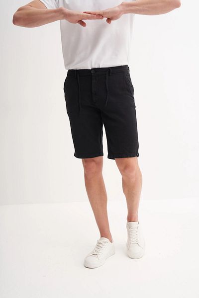 Cazador Slim Fit Skinny Leg Λινό Σορτς Βερμούδας 6108