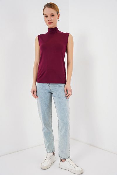 Bigdart Women's Sleeveless Body 4348 - Burgundy