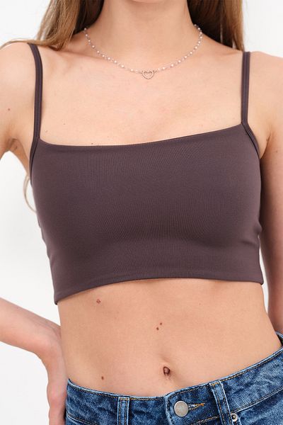 Addax Strappy Crop Tank Top A0091