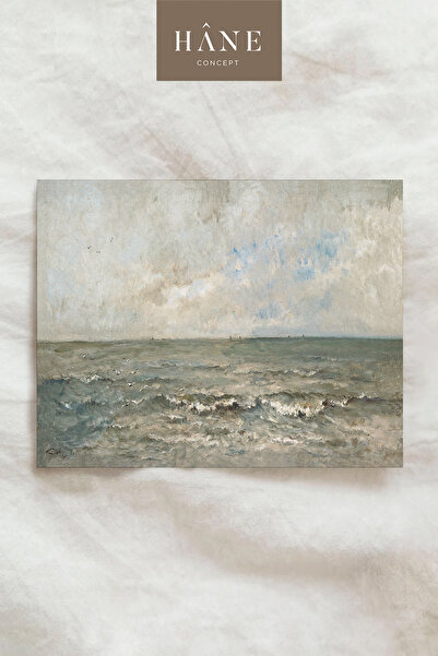 Hane Concept Vintage Deniz Manzarası Posteri, Sanatsal Baskı, Galeri Duvarı, ...