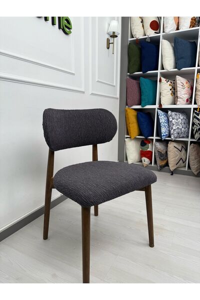 Defne Home bohem sandalye kılıfı Antrasit