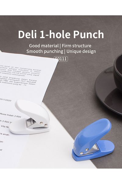 Deli 1-Hole Punch ASST. E0111