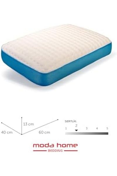 STOREMAX Jvnnastore Home Bedding Visco Bubbli Chubby Pillow Blue, Visco Pillow, Orthopedic Pillow 646268