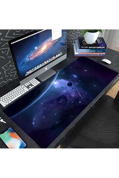 zola Gaming Mousepad, non-slip, rubberized, Space, 90 x 40 cm