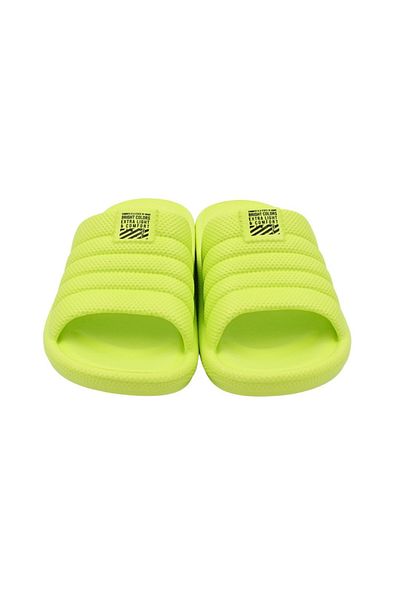 Perletti Papuci de damă, verde neon, ultra confortabili, Perletti, 36 EU