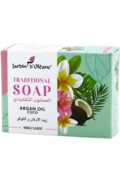 Jardin de oleane Traditional Soap with Argan and Coconut Oil 100g