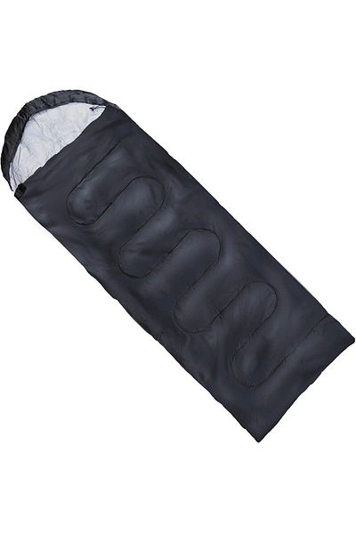 ACTION ONE Sac de dormit plic cu gluga La Paz, 210x75 cm, negru