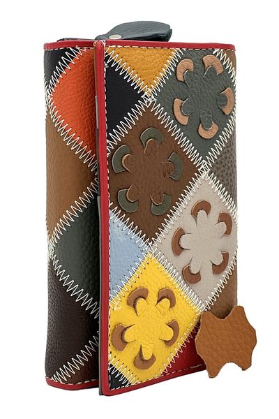 OEM Women's Genuine Leather Wallet with many compartments, Compatible with Bulletin, Micutz®, 15x10x4.5