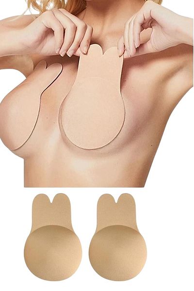 EMBA BUTİK Strapless Bra Strapless Backless Push up Magic Bra Plumping Silicone Adhesive