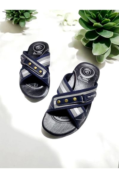 GEZER Orthopedic 4 Point Soft Sole Home and Outdoor Slippers