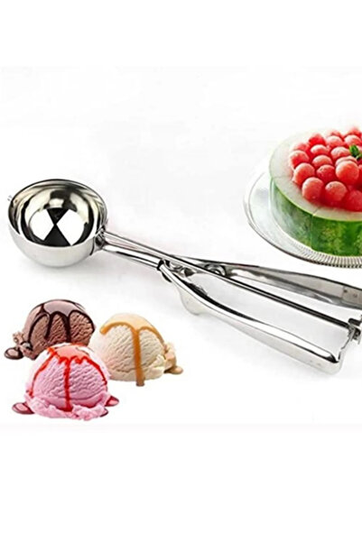 Parmeva Ice Cream Scoop Cookie Mold Semi-Automatic Metal Ice Cream Scoop