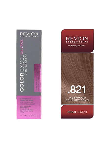Revlon Professional Color Excel Gloss Mushroom .821 70 ml – Doğal ve Soğuk To...