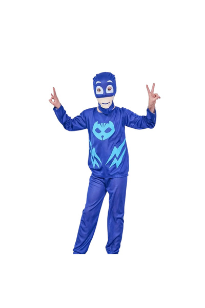 KidMania Costum de pisoi pentru copii - Eroi în pijama 5-7 ani 110-120 cm
