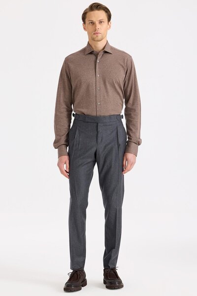 Tombolini Antrasit Gri Yün Pantolon