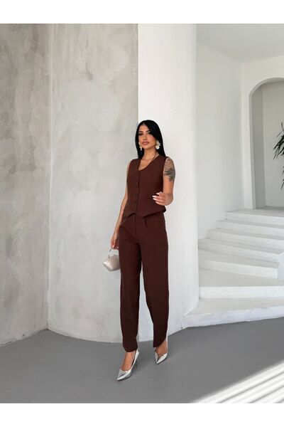 NFES TEKSTİL 6-BUTTON VEST SUIT