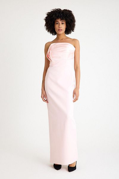 SpringStore Powder Strapless Evening Dress