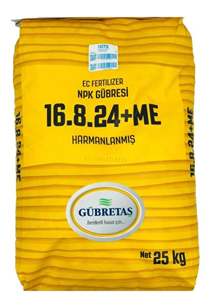 GÜBRETAŞ 16.8.24 Me (25 KG) Damlama Gübresi