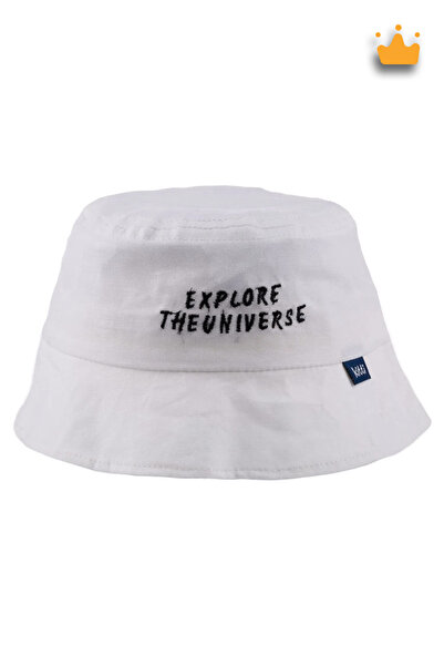 Kitti Дитячий чоловічий капелюх (4-8 років) Y23230-04 Білий