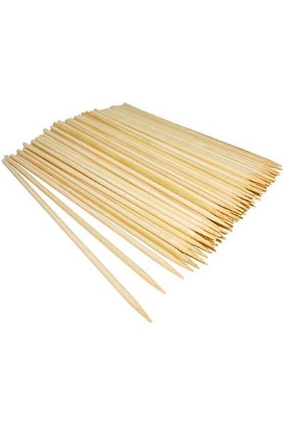 Generic أسياخ الخيزران الطبيعية، أسياخ خشبية، أعواد أسياخ، أعواد كباب، أسياخ قصيرة، أسياخ كباب خشبية