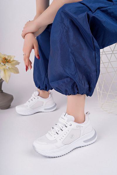 McDark Women's White Ortapedi Sneaker Shoes