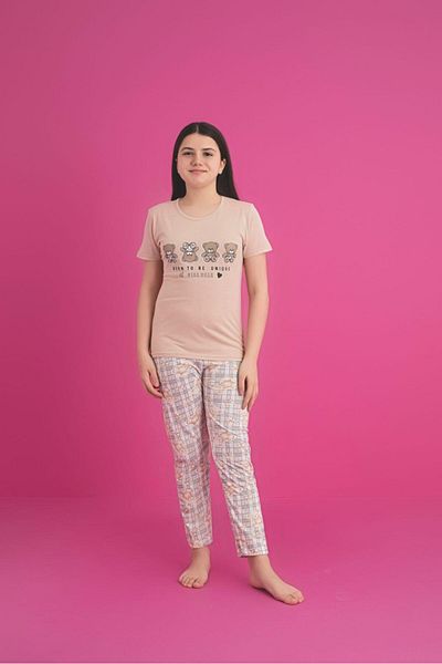 ZambakModa Children's Nightwear Pajama Set 4242