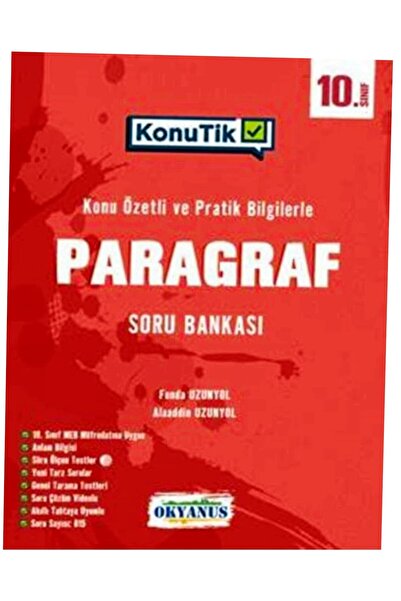 Okyanus Yayıncılık Okyanus Yayınları 10. Sınıf KonuTik Paragraf Soru Bankası