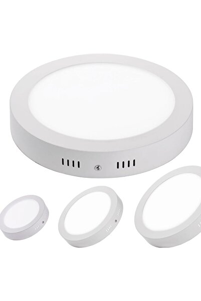 Generic لوحة إضاءة ليد فلورا دائرية من لايتكس بقوة 30 واط - تُركّب على السطح، تُوفّر ضوء النهار، وتُوفّر الطاقة.