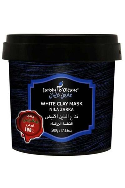 Jardin de oleane White Clay Mask with Blue Indigo by Jardin De Oleane - 500g