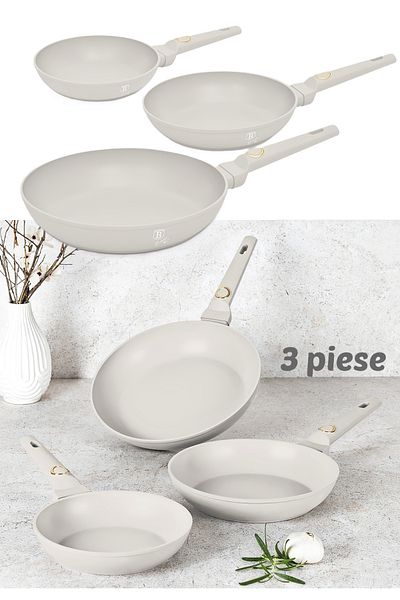 Berlinger Haus Sahara Collection 3-Piece Titanium Surface Pan Set