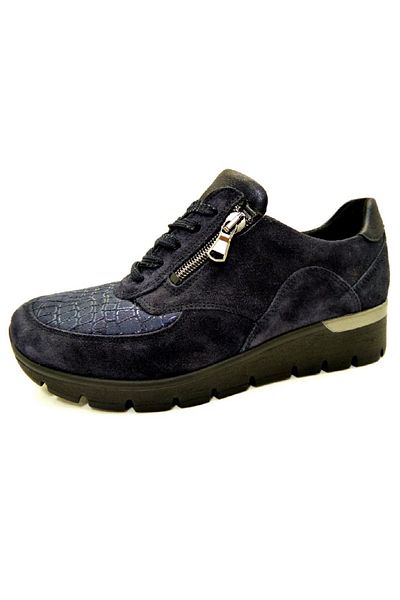 Waldläufer Freizeit Schnürer für Damen in blau