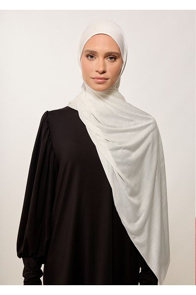 RABIAZ Rabia Z - Jersey White Shawl