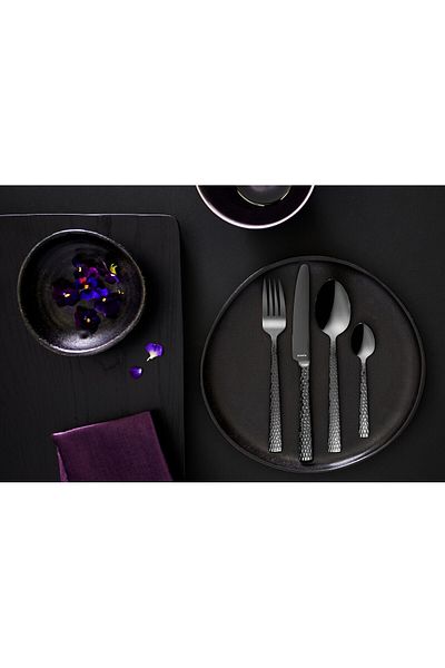 Amefa Cutlery Set For 6 People, 24 Pieces, , Felicity Black, Stainless Steel