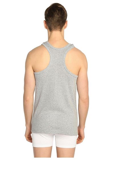 KEYAL Seher Rib Men's Sports Undershirt (Grey) Pack of 6