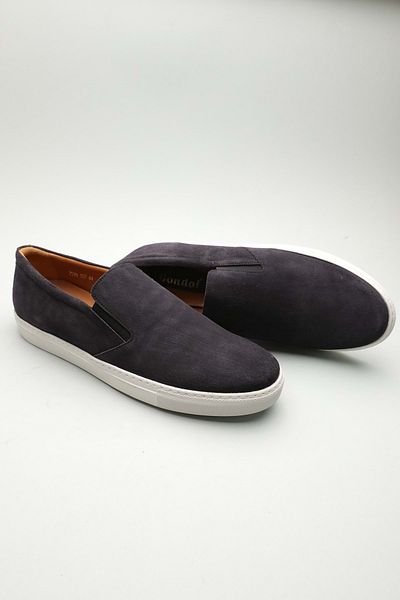 Gondol Loafer clasic pentru bărbați din piele naturală, piele de căprioară albastru 44 ttx. 601103