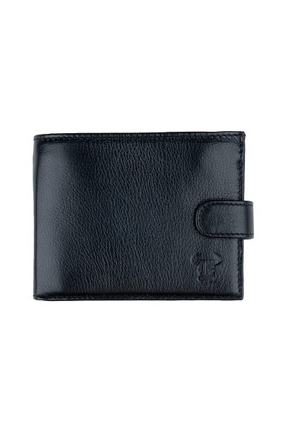 OEM Portofel piele barbati, Toro Nero, executive, negru intens