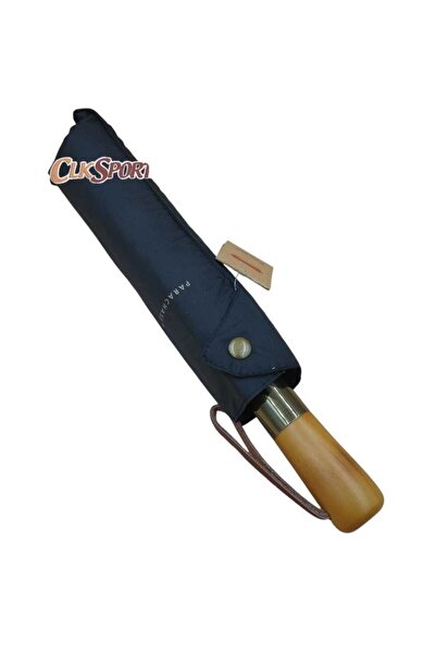 parachase Premium Ahşap Saplı Çift Gölgelikli Ahşap Saplı Otomatik Şemsiye - ...