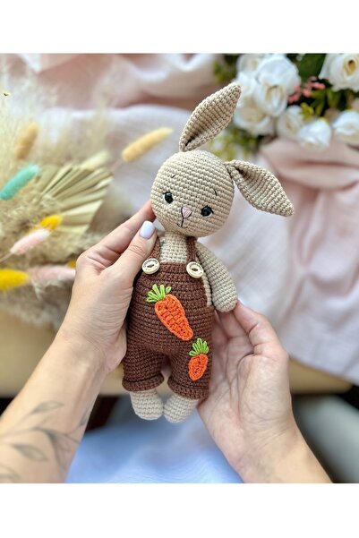 esmanın diyarı Amigurumi uyku arkadaşı havuç tavşan