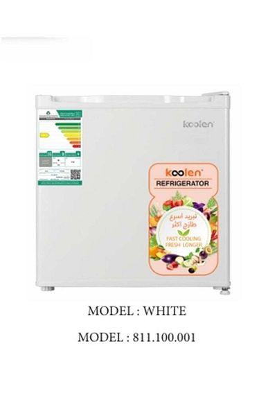 Koolen Single Door Refrigerator 1.6 CU.FT - 46 L - WHITE