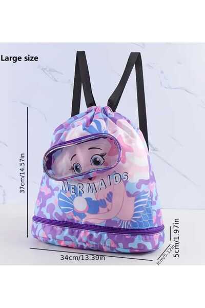 ÇEÇEN HOME 1Pc Large Capacity Dry Wet Separation Swimming Bag