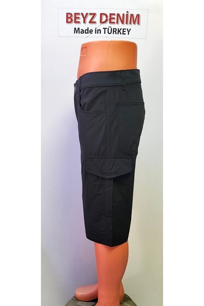 BeyzDenim Black Super Micro En Lycra.Boy Lycra Wisp Shorts Capri Below Knee Pants Ibig Size