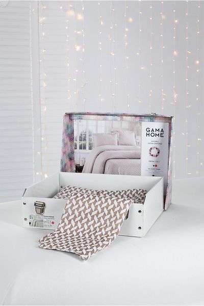GAMA HOME Jacquard Double Bed Cover / with Special Design Bag / with Different Color and Pattern Options