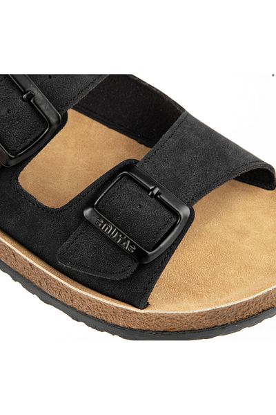 SHOUGO Full Orthopedic Anatomical Sole Double Buckle Men's Slippers